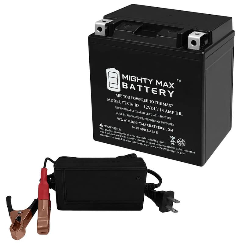 12-Volt 14 AH 230 CCA SLA Battery Includes 12-Volt 4 Amp Charger