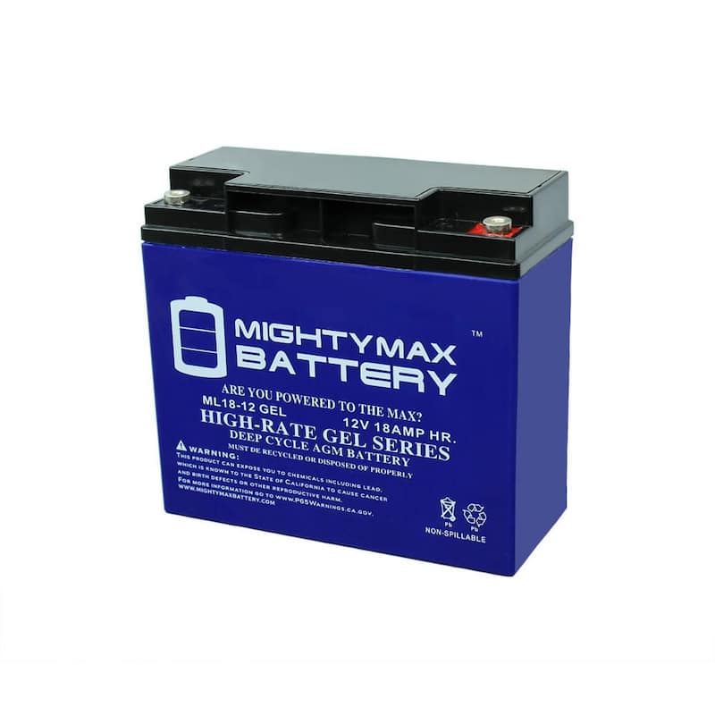 12V 18AH GEL Battery Replacement for Troy-Bilt 7000 Watt XP Generator