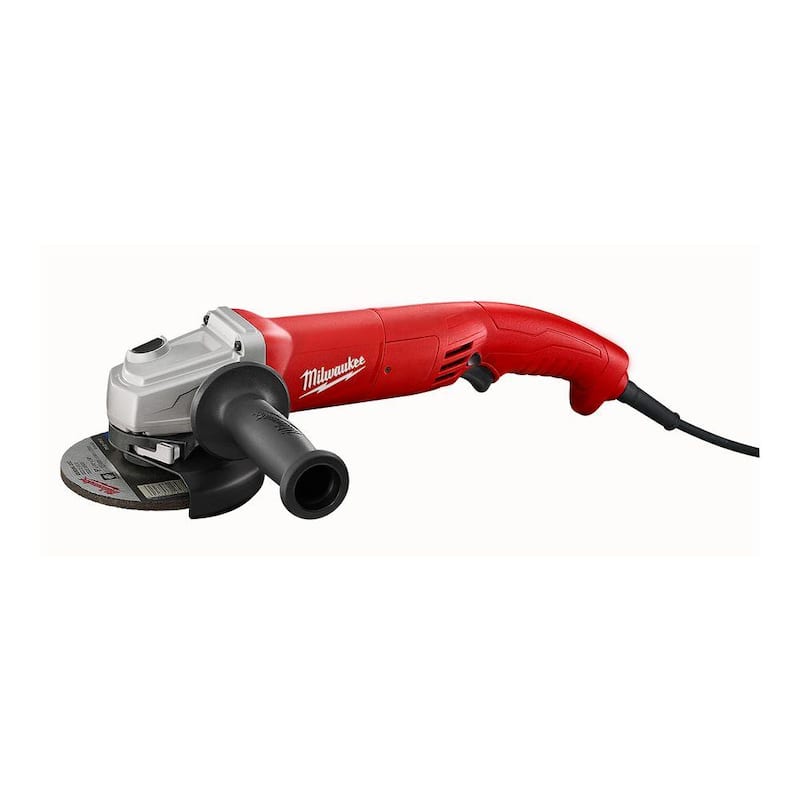 11 Amp 5 in. AC/DC Small Angle Grinder with Trigger Grip