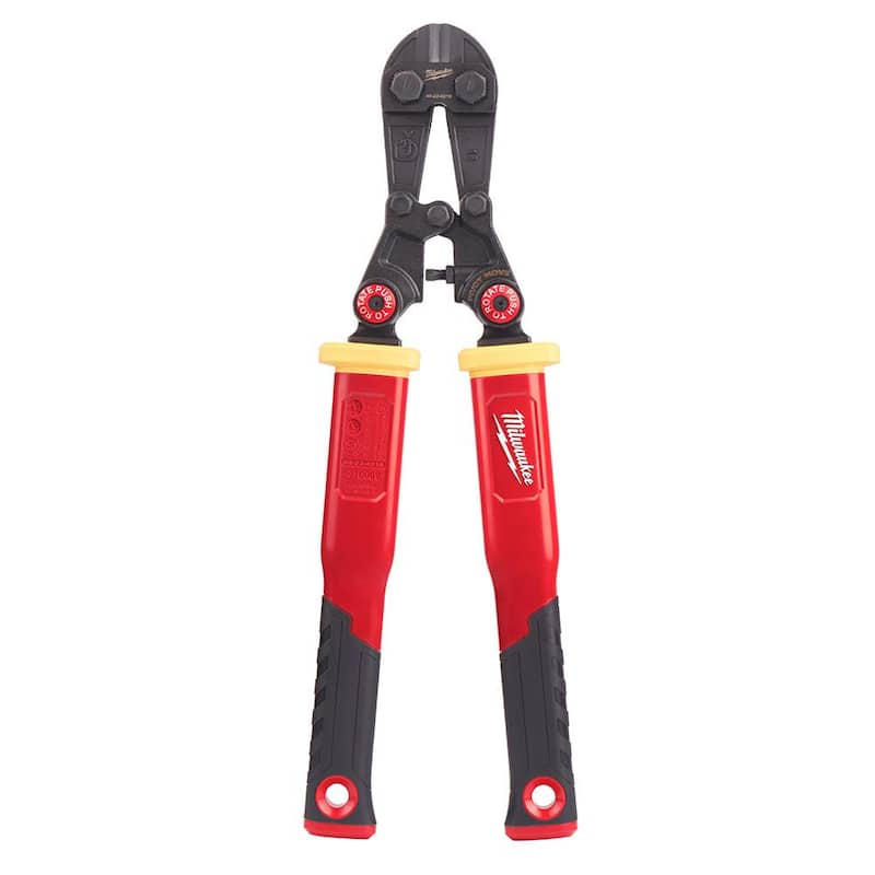 18 in. Fiberglass Handle with PIVOTMOVE Rotating Handles Bolt Cutter and 3/8 in. Maximum Cut Capacity