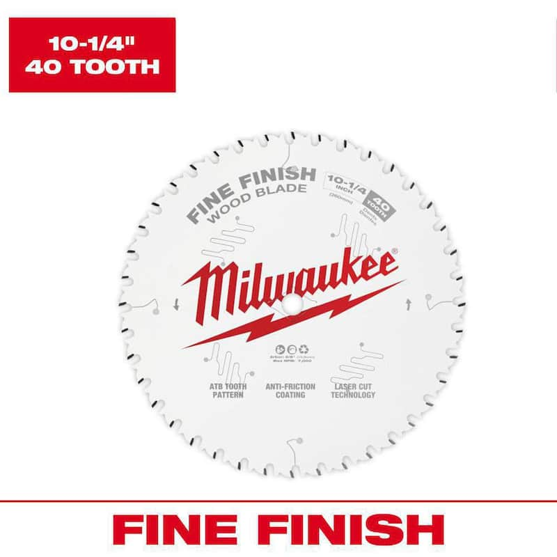 10-1/4 in. x 40-Tooth Fine Finish Circular Saw Blade