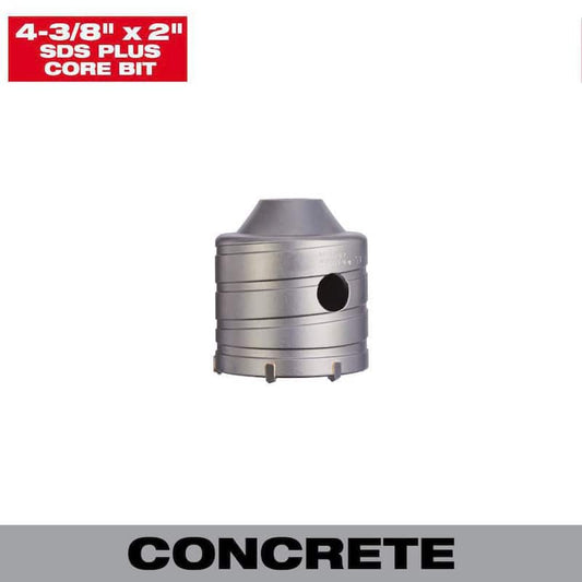 4-3/8 in. Carbide SDS-PLUS Masonry Core Bit