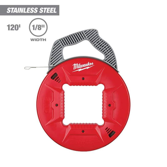 120 ft. x 1/8 in. Stainless Steel Fish Tape