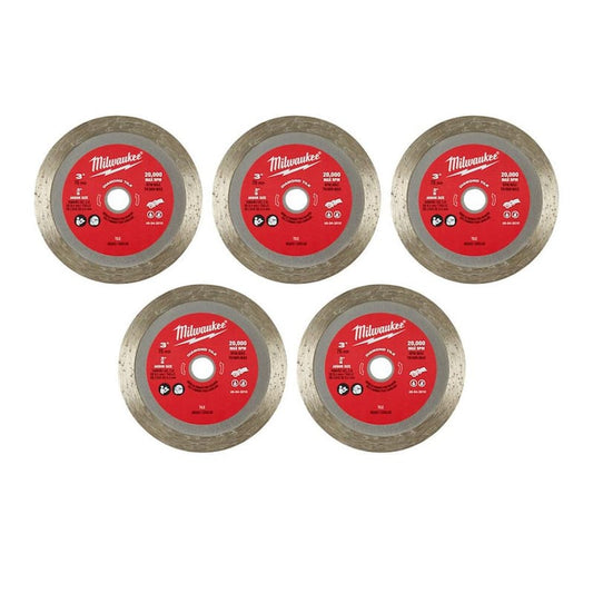 3 in. Diamond Tile Blade (5-Pack)