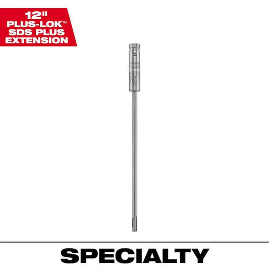 PLUSLOK 12 in. SDS-PLUS Carbide Bit Extension