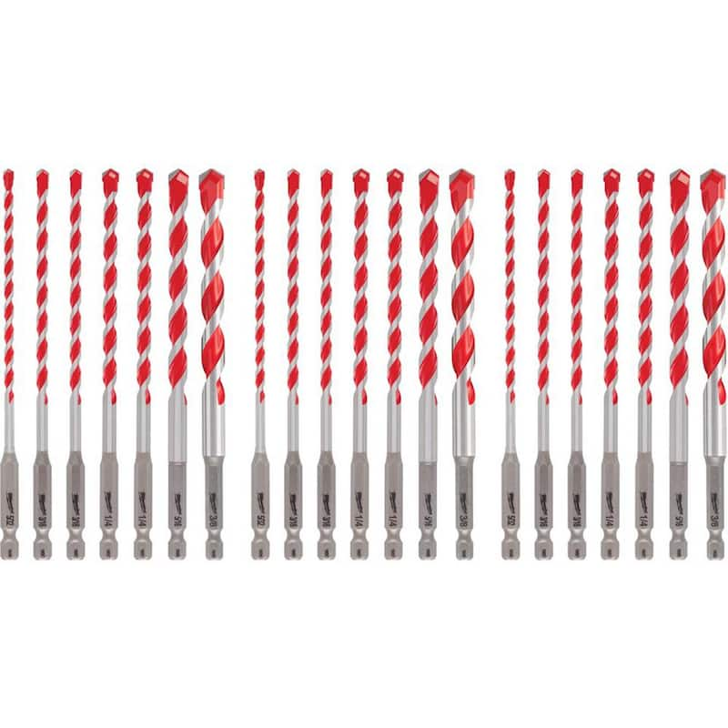 SHOCKWAVE Carbide Hammer Drill Bit Kit (21-Piece)