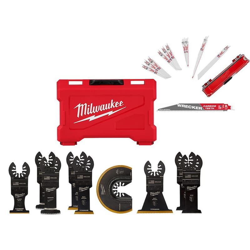 Oscillating Multi-Tool Blade Kit with SAWZALL Blade Set (20-Piece)