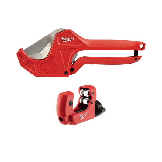 2-3/8 in. Ratcheting PVC Pipe Cutter with 1 in. Mini Copper Tubing Cutter (2-PC)