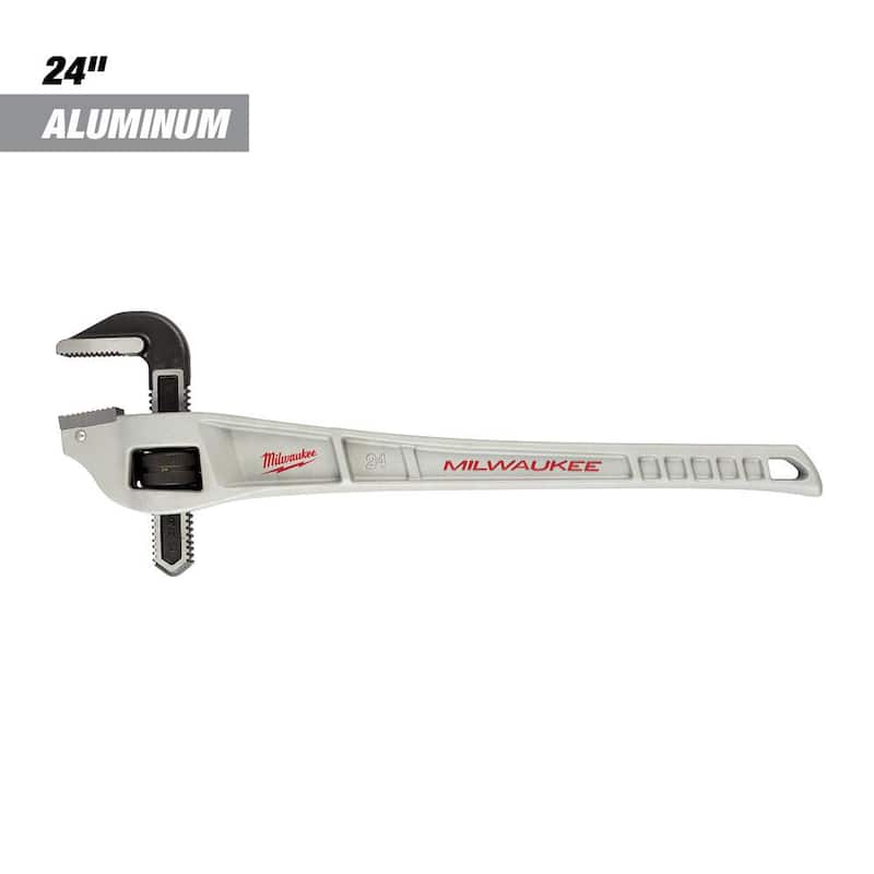 24 in. Aluminum Offset Pipe Wrench