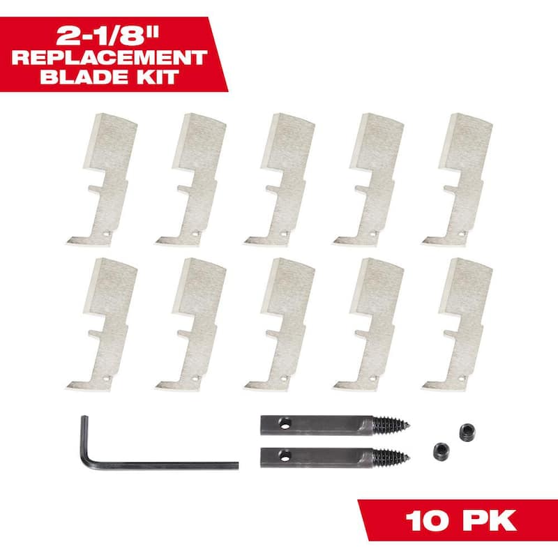 2-1/8 in. SWITCHBLADE High Speed Steel Blade Replacement Kit (10-Blades)