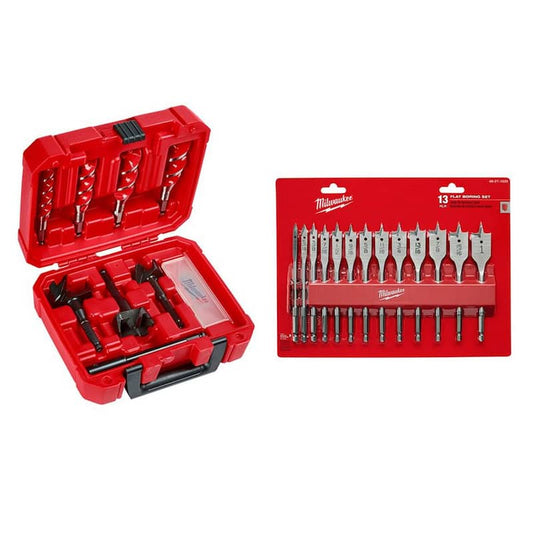 Selfeed High-Speed Steel Wood Boring/Spade Bit Set (20-Piece)