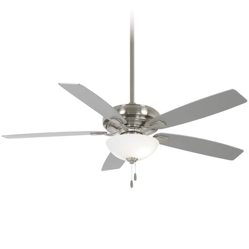 Watt II 60 in. Integrated LED Indoor Brushed Nickel Ceiling Fan with Light Kit