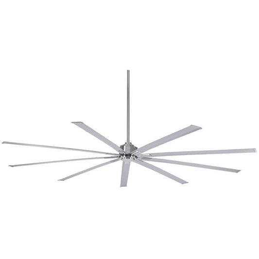 Xtreme 96 in. Indoor Brushed Nickel Ceiling Fan with Remote Control