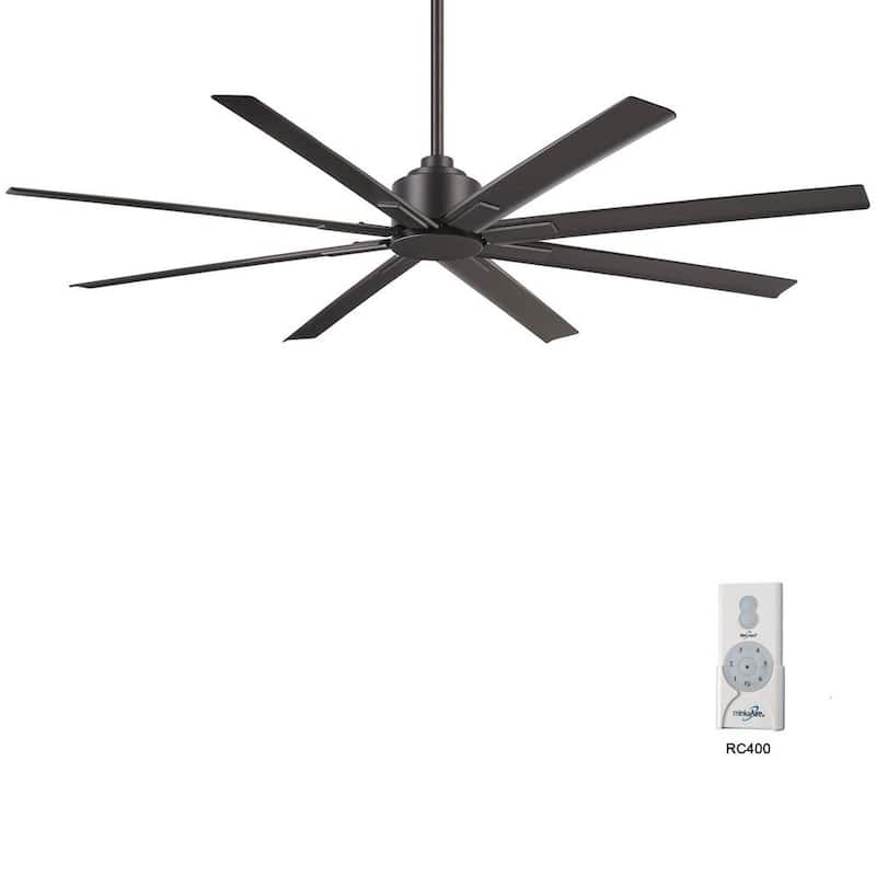 Xtreme H20 65 in. Indoor/Outdoor Smoked Iron Ceiling Fan with Remote