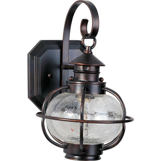 Portsmouth 1-Light Oil Rubbed Bronze Outdoor Wall Lantern Sconce