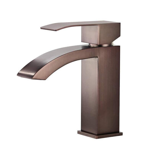 Single-Handle Wall Mounted Bathroom Faucet in Oil Rubbed Bronze