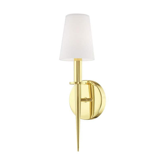 Witten 1-Light Polished Brass ADA Wall Sconce