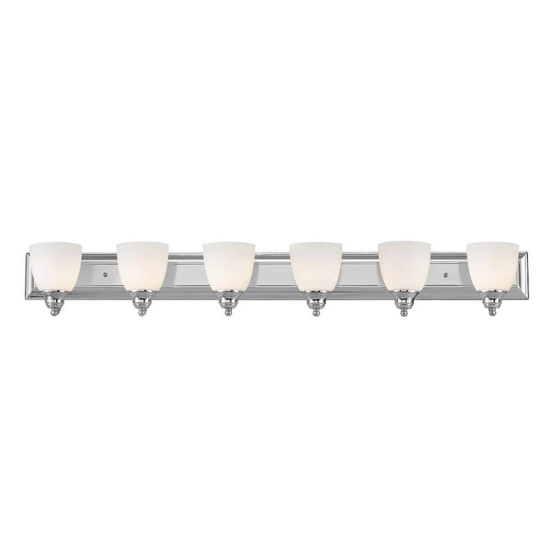 Springfield 6 Light Polished Chrome Bath Vanity