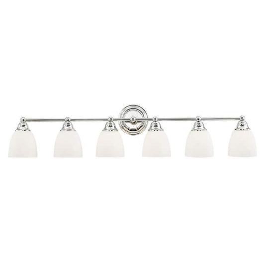 Somerville 6 Light Polished Chrome Bath Vanity