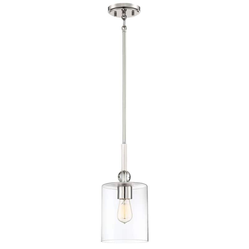 Studio 5 1-Light Polished Nickel Pendant