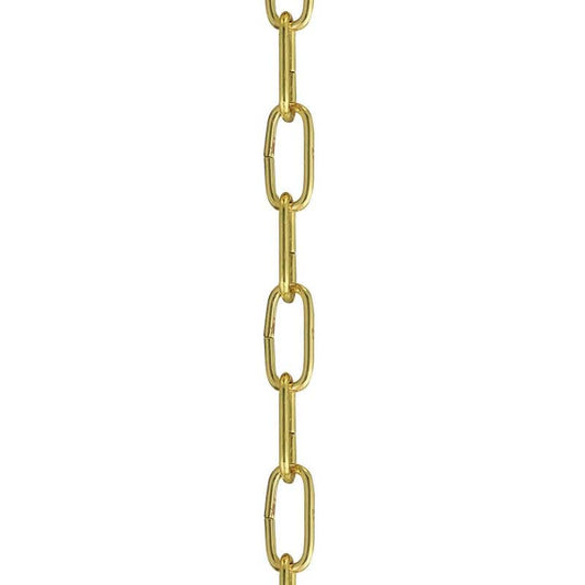 Polished Brass Standard Decorative Chain