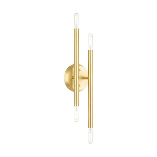 Soho 4 Light Satin Brass Sconce