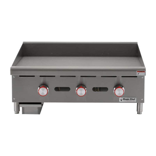 36 in. Commercial Thermostatic Countertop Gas Griddle