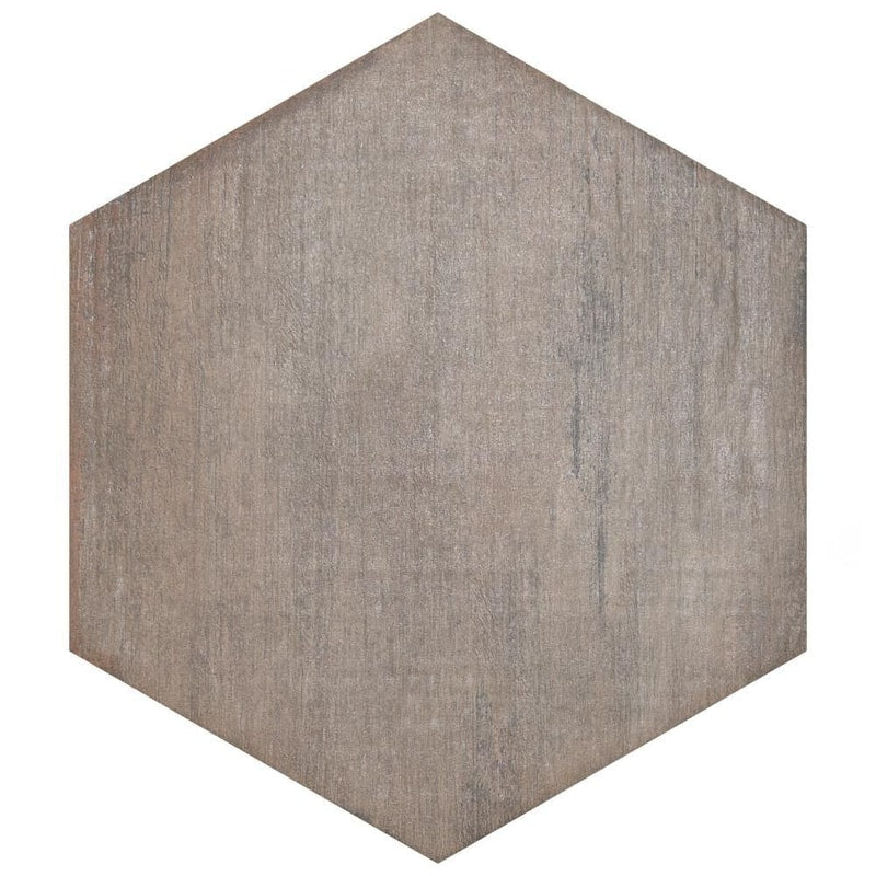 Retro Mini Hex Terra 7 in. x 8 in. Porcelain Floor and Wall Tile (11.16 sq. ft./Case)