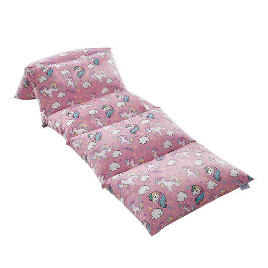 Unicorn Light Pink Bean Bag Covers Microfiber 88 in. x 26 in.