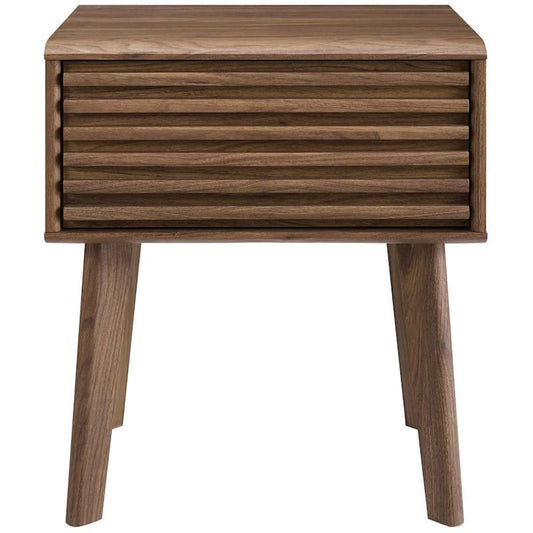 Render Walnut End Table Nightstand