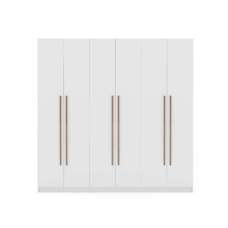 Oswego White Wardrobe Armoire Closet