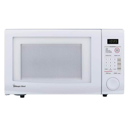 1.1 cu. ft. Countertop Microwave in White