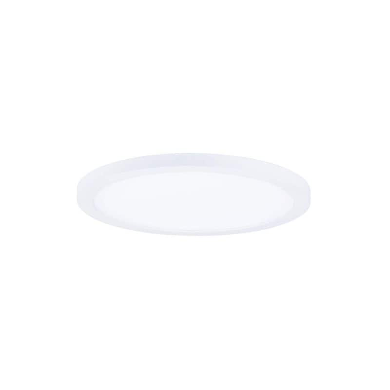 Wafer 7 in. White Integrated LED Flushmount Light