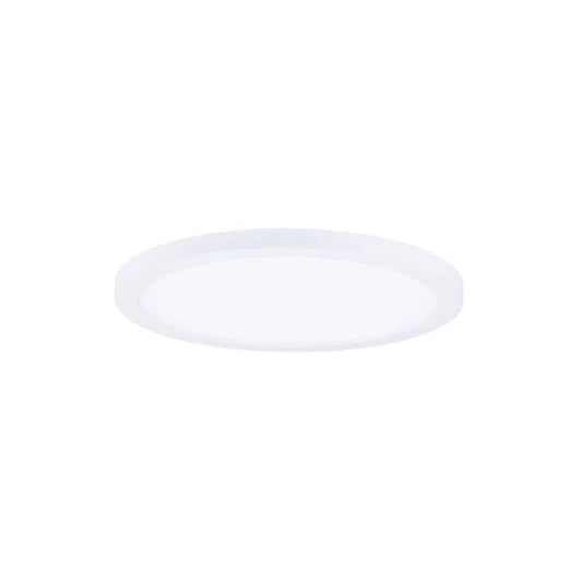 Wafer 7 in. White Integrated LED Flushmount Light